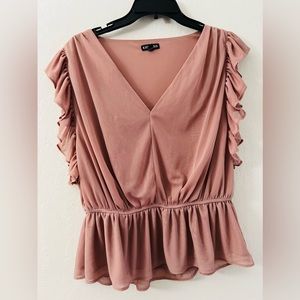 Express - Tan Blouse